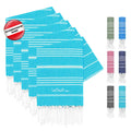 LeStoff Hammam Towel Set of 5 | 100% Organic Cotton Guest Towels