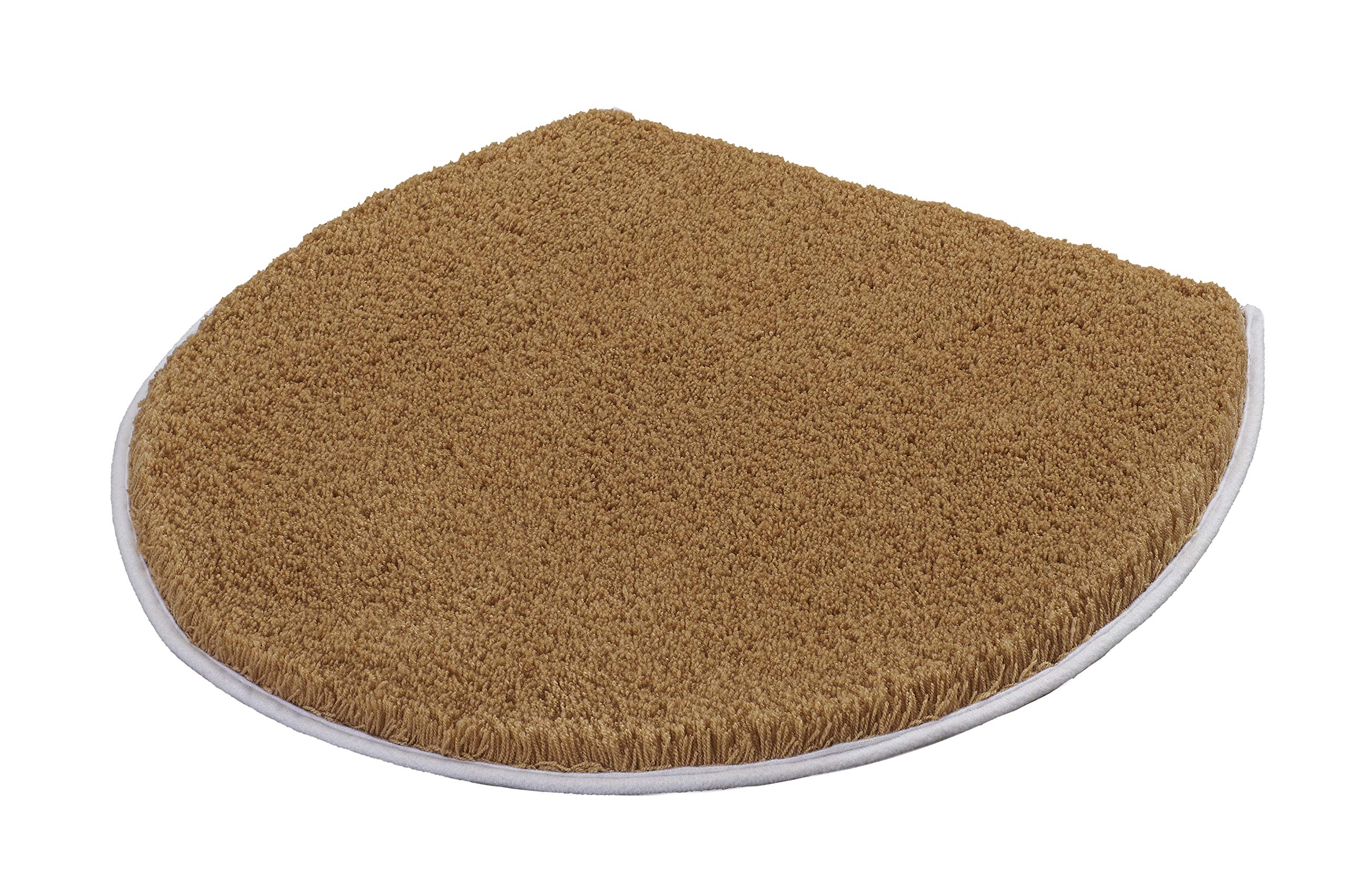 Kleine Wolke Soft Toilet Seat Cover – Brown/White Polyacrylic, 47x50cm