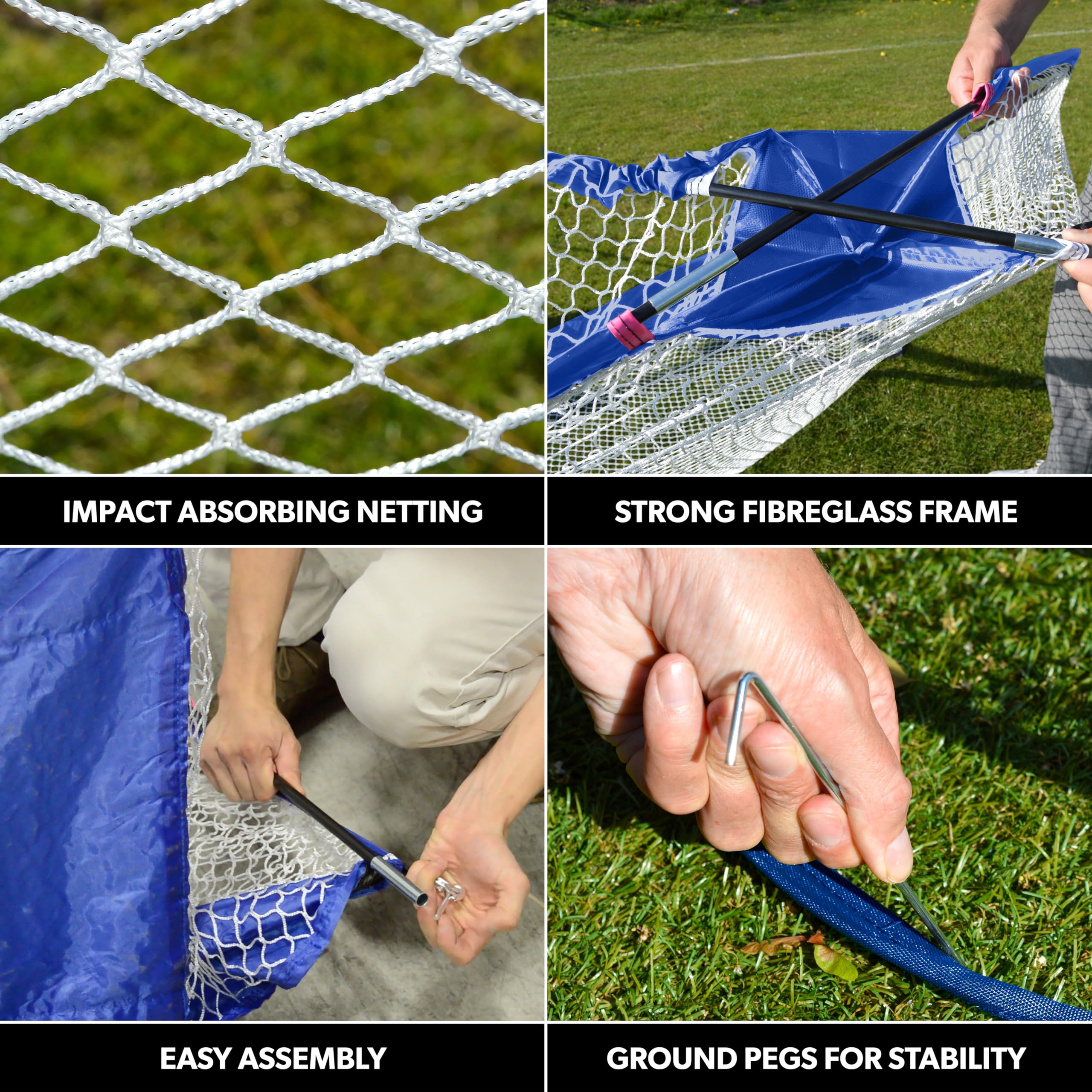 PGA TOUR Pro Size Golf Practice Net – Multi-Target Net with Hitting Mat