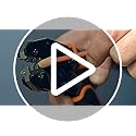 Wirefy Ratcheting Wire Crimper Tool for Heat Shrink Connectors, 22-10 AWG