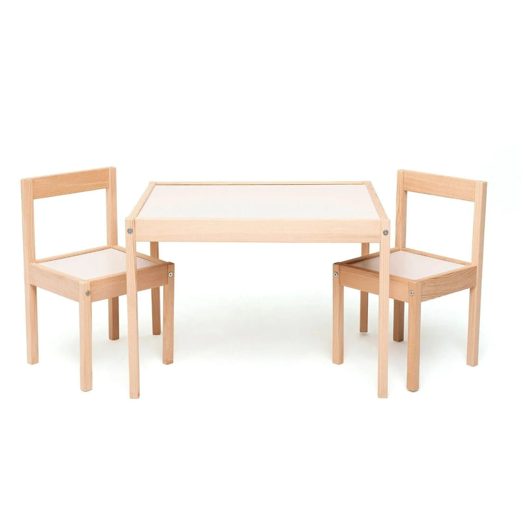 Montessori Wooden Table&Chair Set for Kids