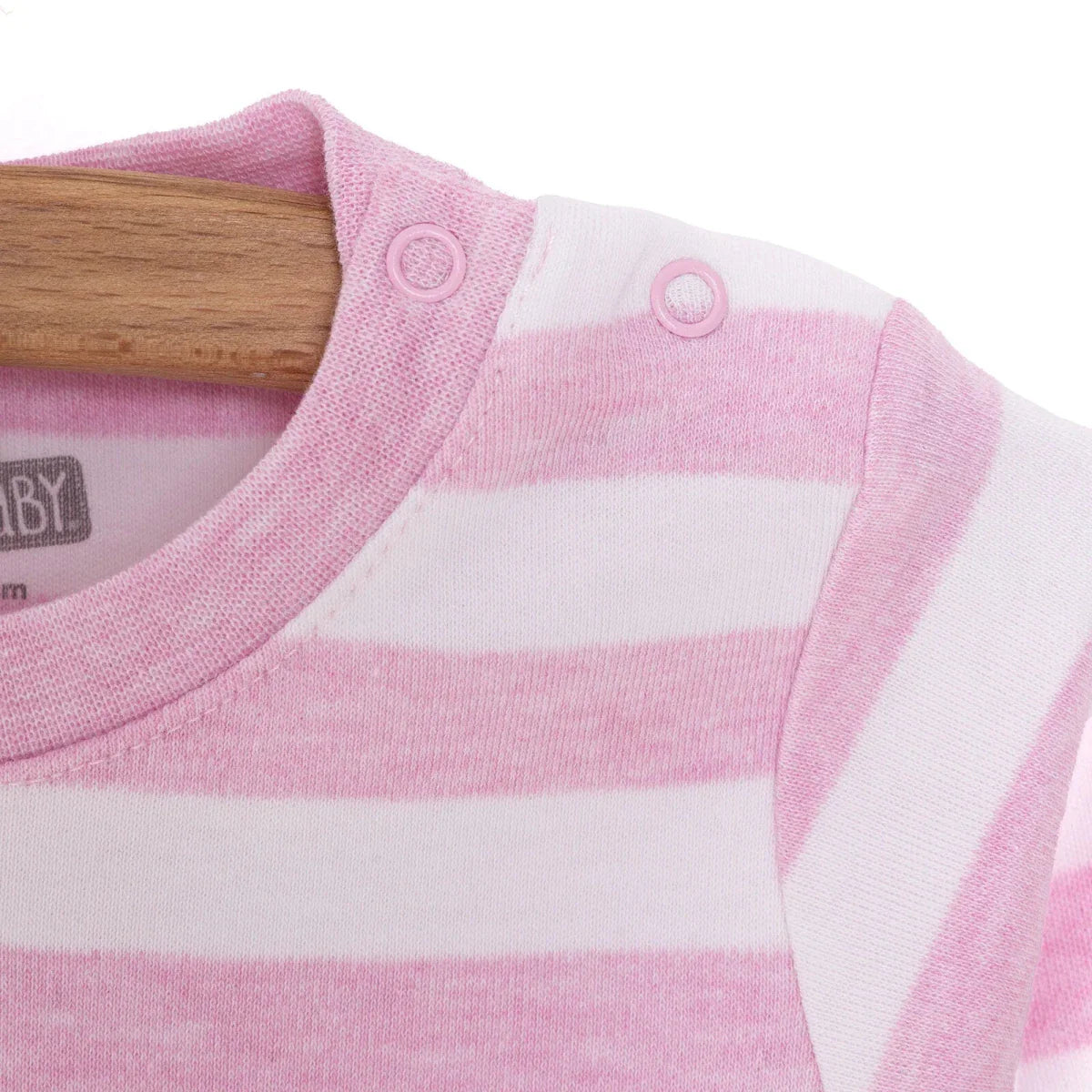 HelloBaby Unisex Sweatshirt-Footless Bottom - Light Pink