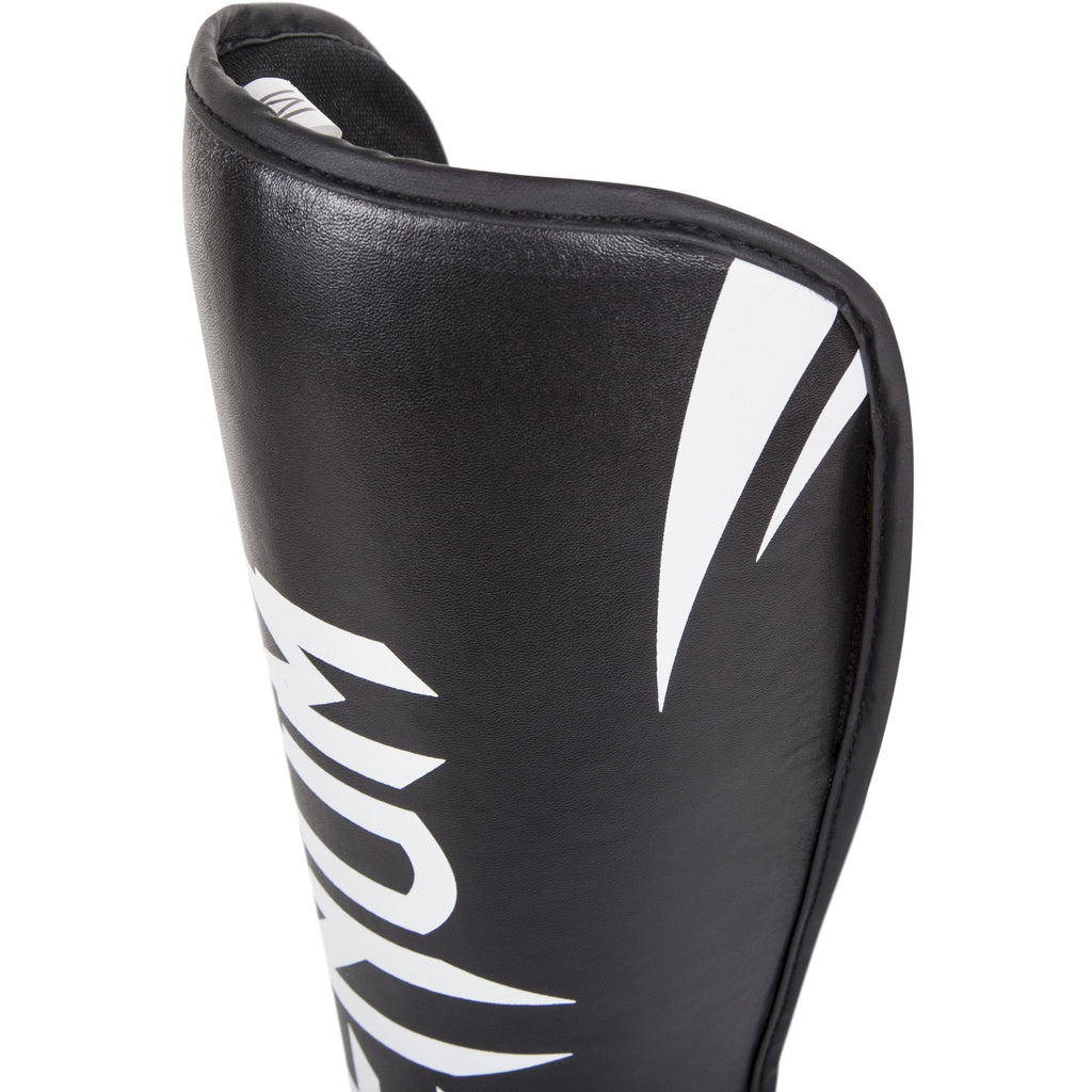 Venum Challenger MMA Shin Guards – Synthetic Leather – Black, Medium