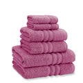 Catherine Lansfield Zero Twist Cotton 6 Piece Towel Bale Set | Raspberry