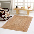 Jolof Store Dhaka Jute Area Rug | Hand Woven Natural Fiber - 120x180cm