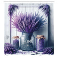 Abakuhaus Lavender Shower Curtain | Waterproof Fabric Decor | 175 x 200 cm