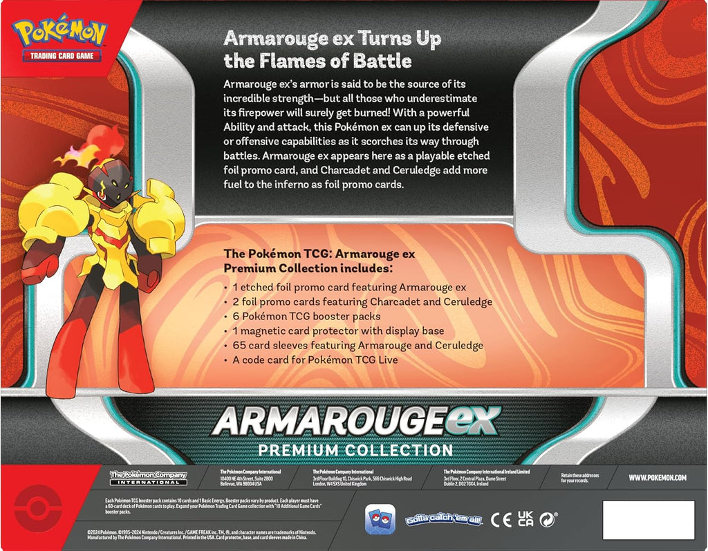 Pokemon TCG: Armarouge ex Premium Collection - 6 Booster Packs