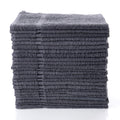Simpli-Magic Cotton Hand Towels – 12 Pack Gray Absorbent 16x27 Towels