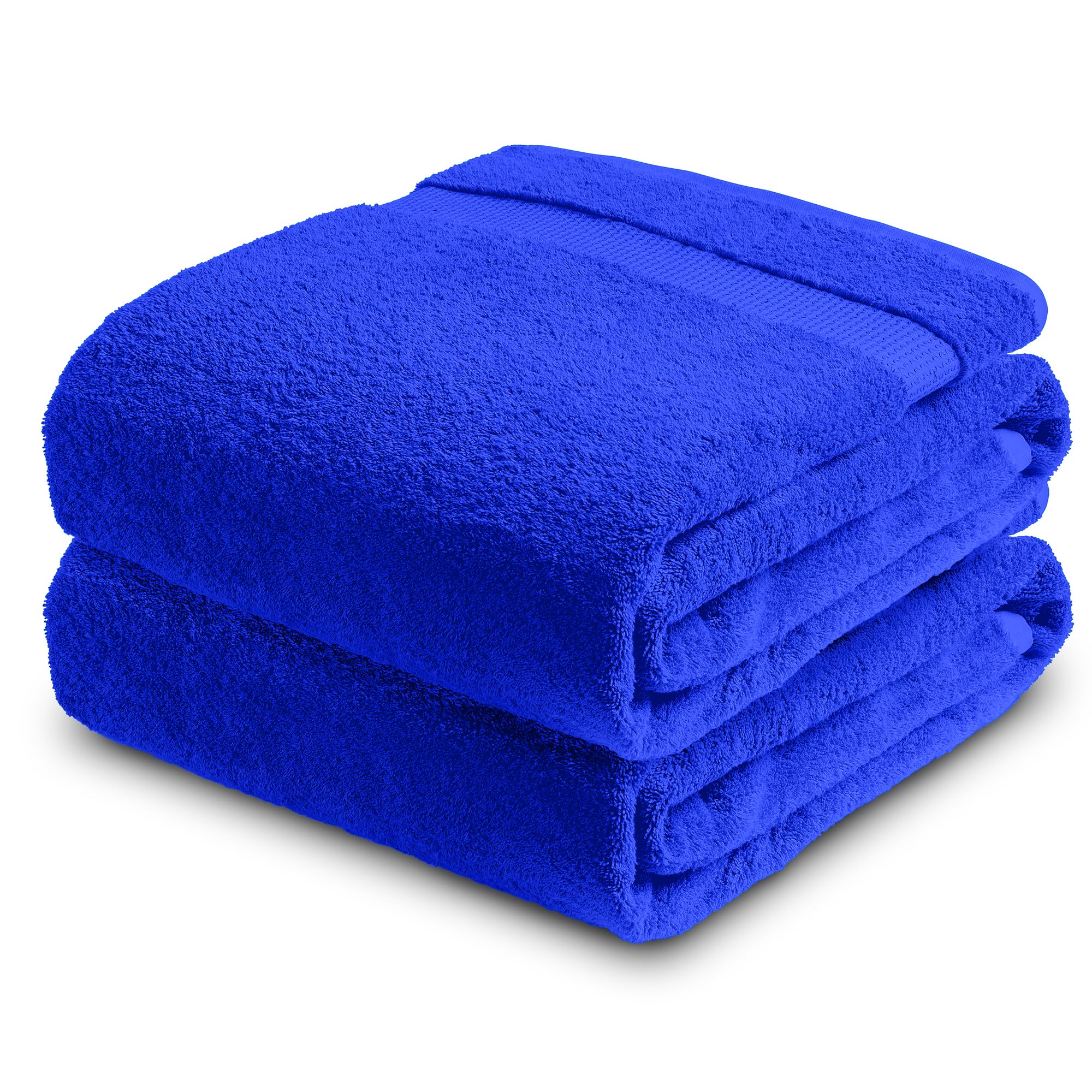 Towelogy Egyptian Cotton Extra Large Bath Towels - Navy Blue (Pack of 2)