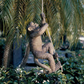 Design Toscano Makokou Climbing Monkey Sculpture – Hand-Painted Resin
