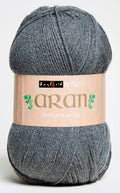 Sirdar Hayfield Bonus Aran Wool Blend Knitting Yarn - Forge Grey, 400g