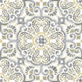 WallPops Antico Peel & Stick Vinyl Floor Tiles, Multi-Colour, 12x12