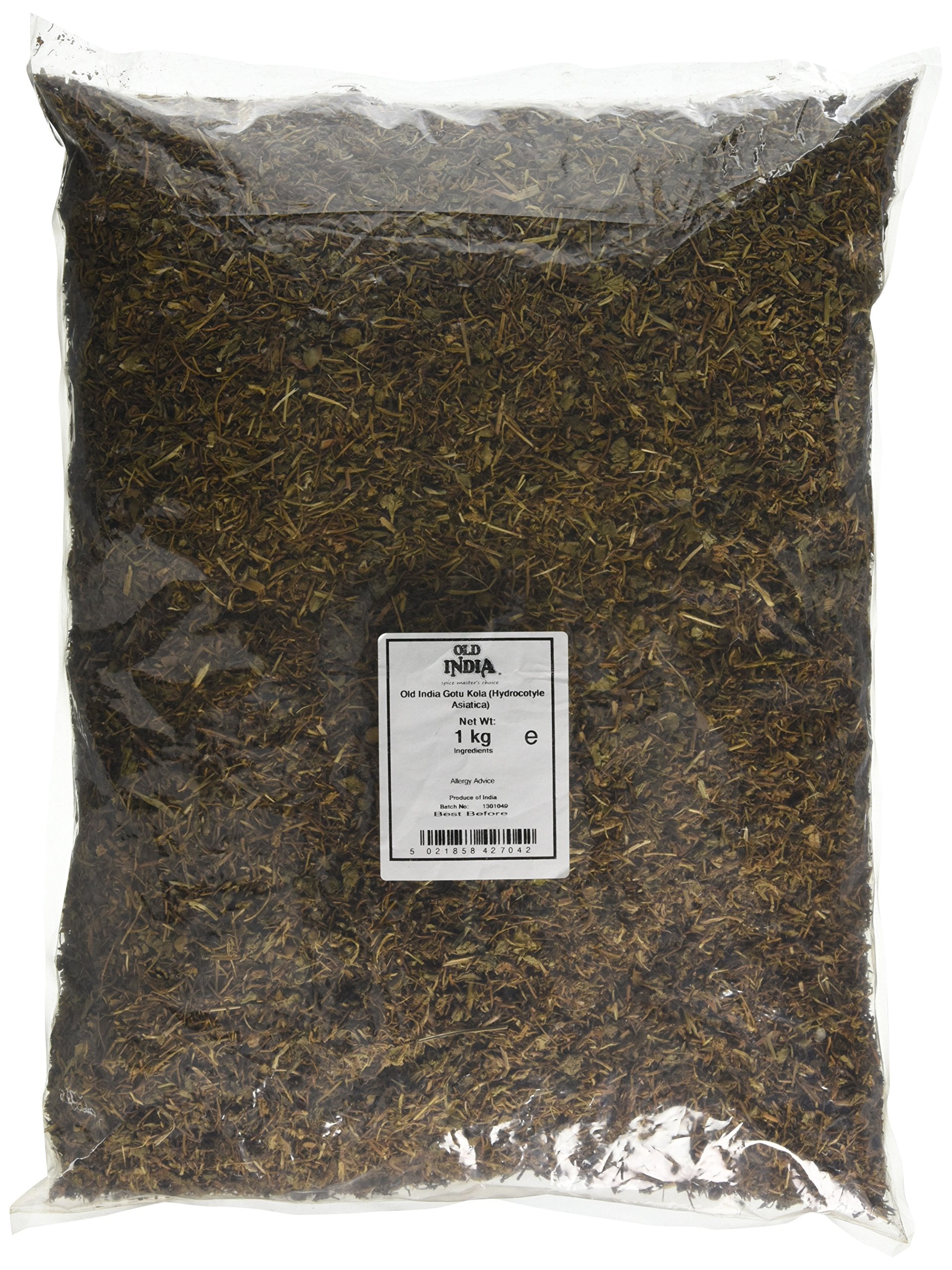 Old India Gotu Kola (Hydrocotyle Asiatica) Dried Culinary Herb - 1kg