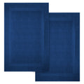 Infinitee Xclusives Cotton Bath Mat 86 x 55 cm - Bathroom Mat - 2-Pack