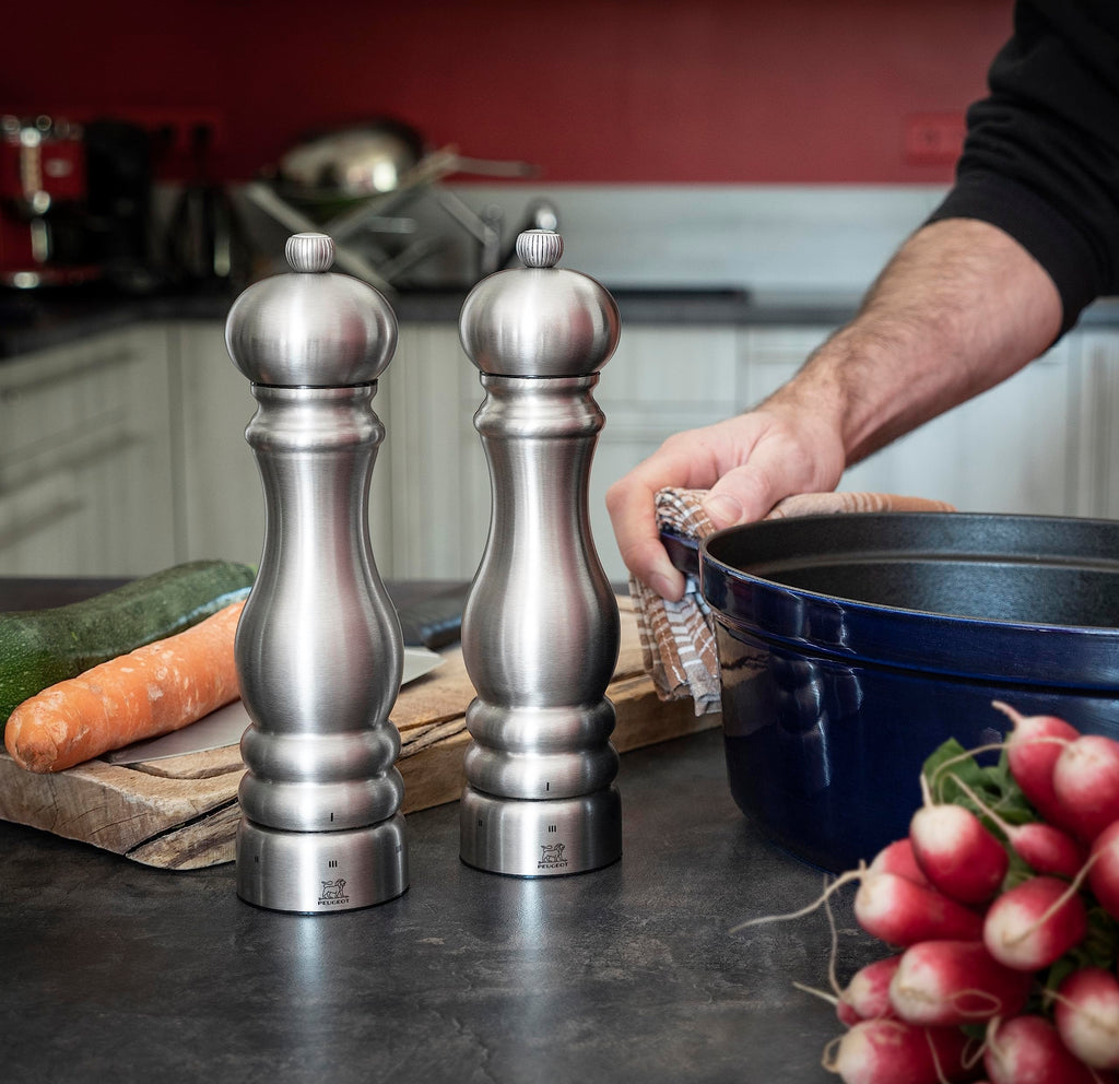 Peugeot Paris Chef u'Select 22cm Salt Mill | Stainless Steel Grinder