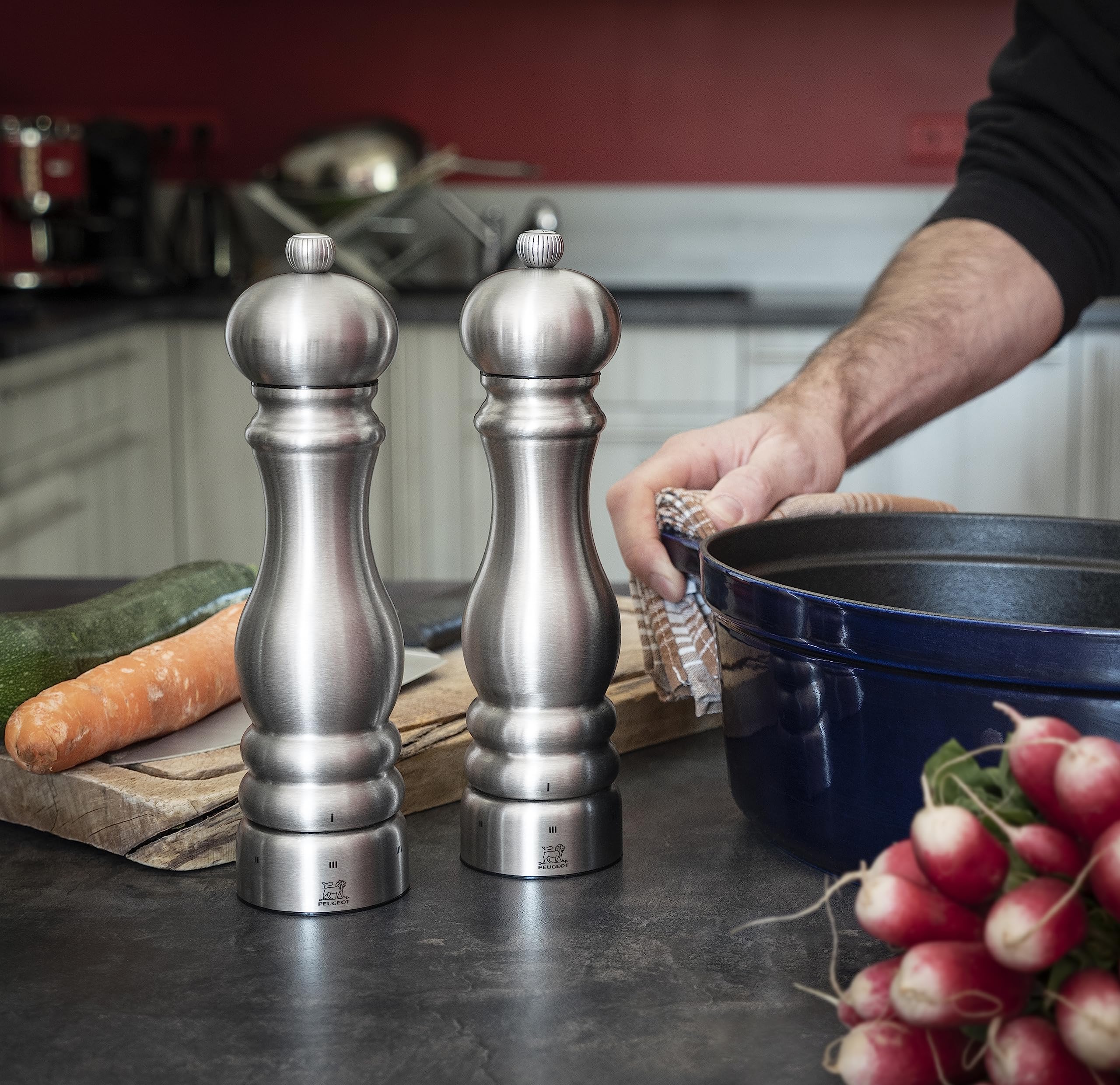 Peugeot Paris Chef u'Select 22cm Salt Mill | Stainless Steel Grinder