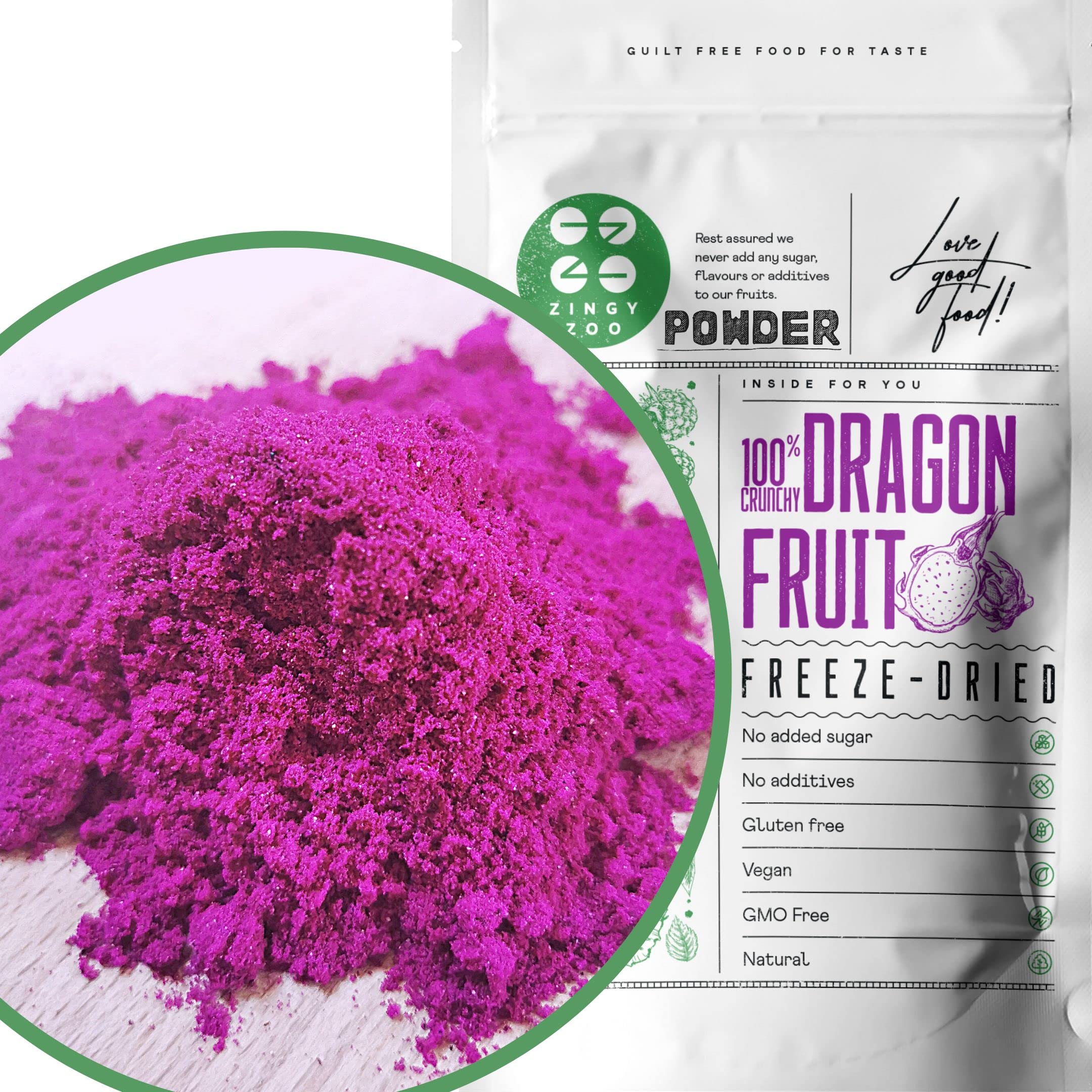 Jolof Store Pink Pitaya Powder – 500g Freeze-Dried Red Dragon Fruit