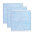 Möve Superwuschel Seiftuch 3er-Set – 100% Baumwolle, Aquamarin, 30x30 cm