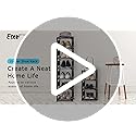 Esonstyle 10-Tier Narrow Shoe Rack – Metal Vertical Space Saving Organizer