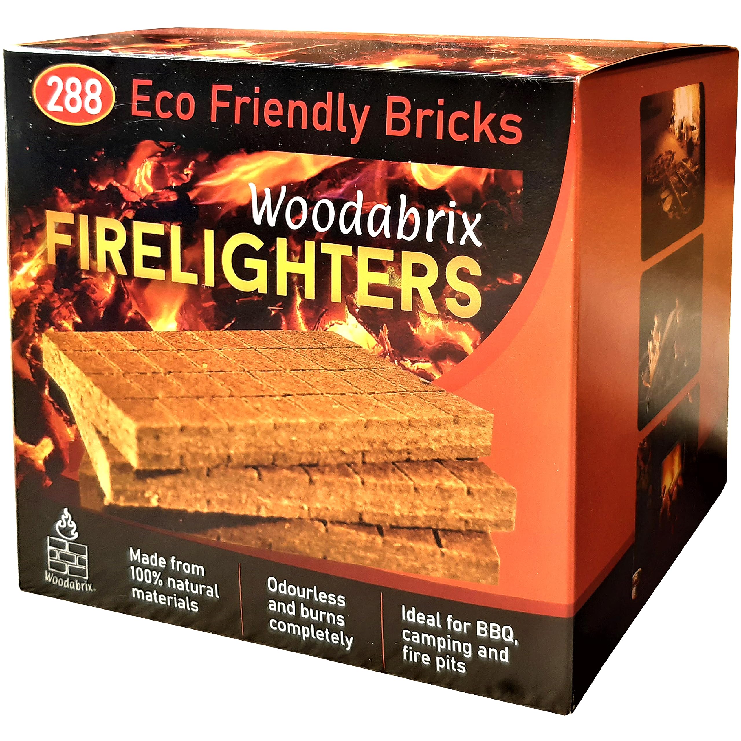 Natural Wood Eco Firelighters | 288 Sustainable Starters