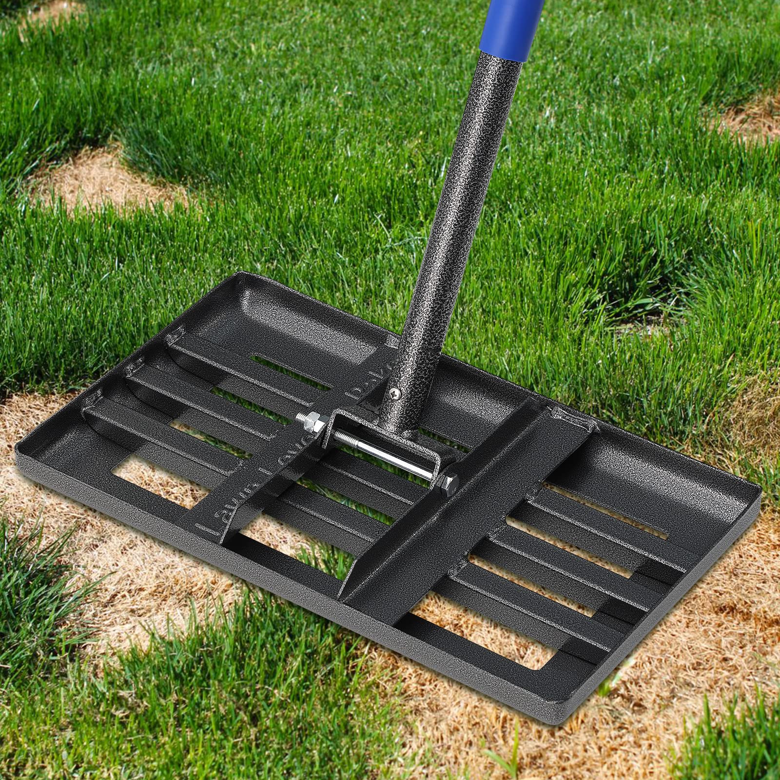 Jolof Store Lawn Leveling Rake – 5 FT Adjustable Stainless Steel Levelawn