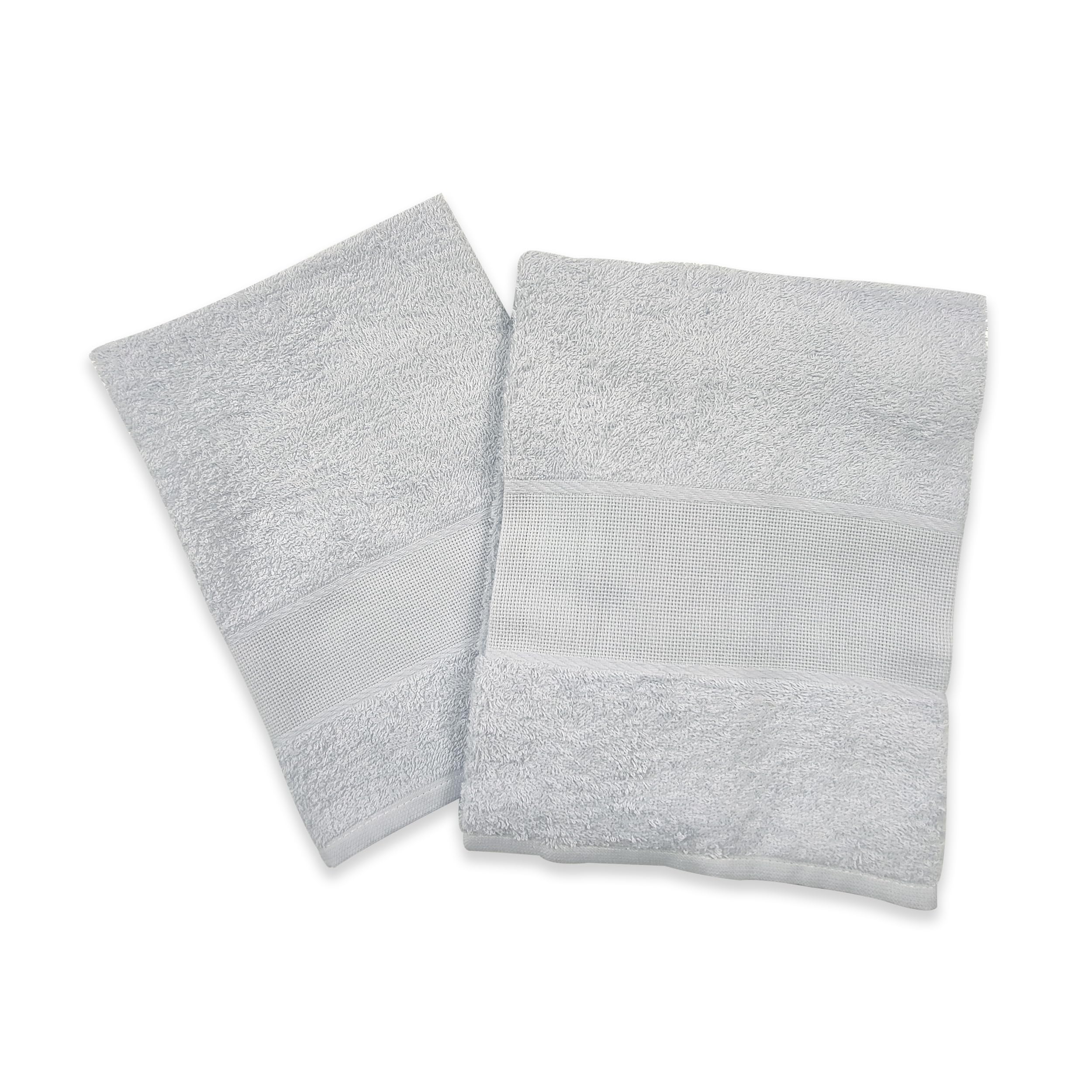 Panini Textiles 100% Cotton Aida Fabric Embroidery Towel Set – 2 Pack