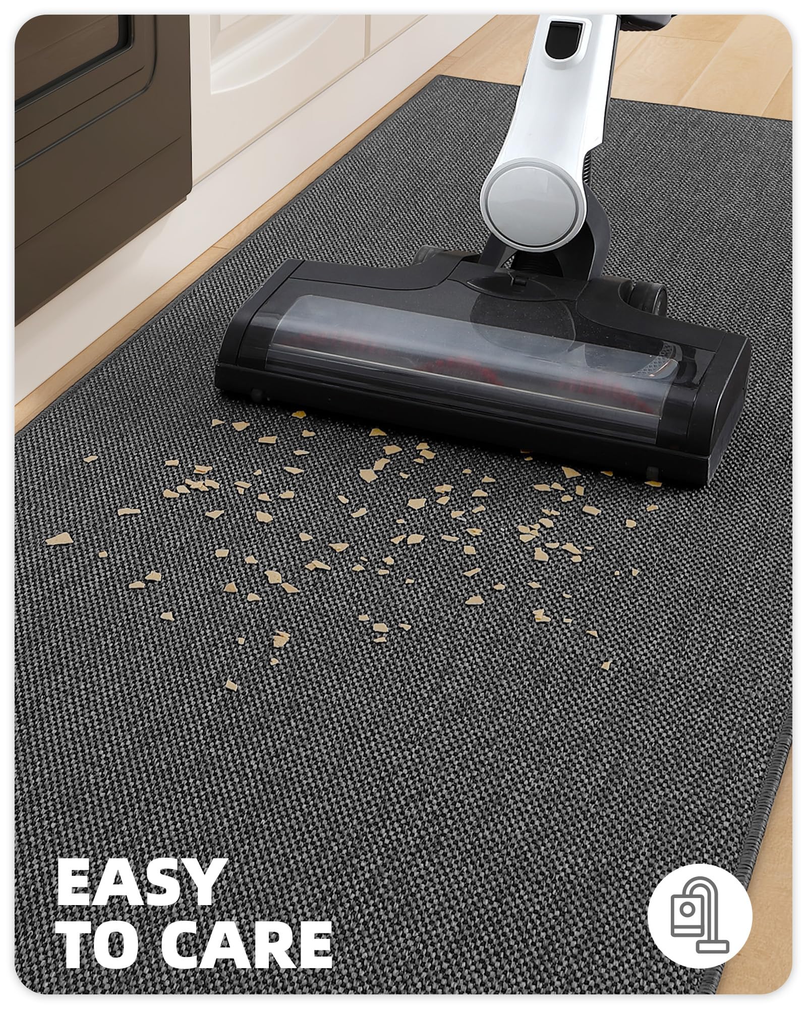 Color G Kitchen Rug – Non-Slip Washable Woven Absorbent Runner Mat