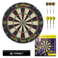 Target Darts Luke Littler Dartboard Set | Sisal Board & 6 Steel Tip Darts