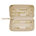ZWILLING 5-Piece Manicure Set | Gold Edition Leather Travel Case