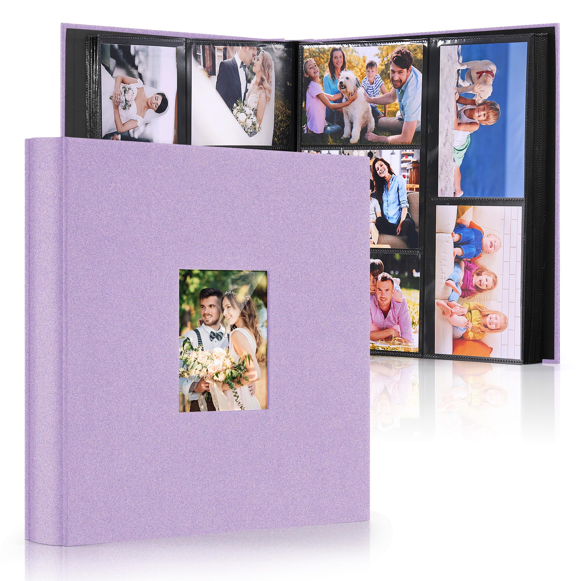 DazSpirit 6x4 Photo Album | 600 Pockets Large Linen Memory Book