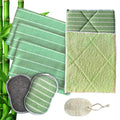 Obaia Bamboo Microfibre Cleaning Cloths & Sponges - 11 Piece Eco Set
