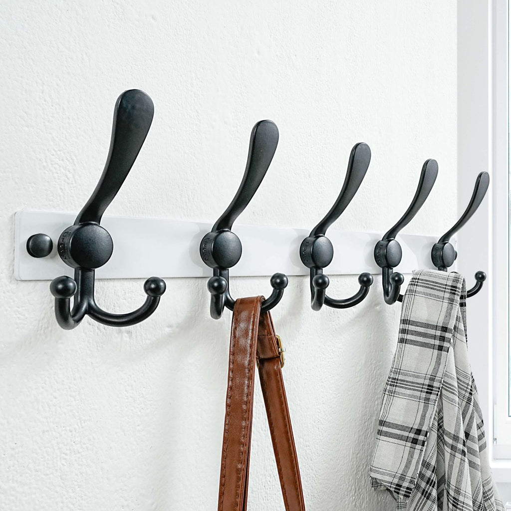 Dseap Coat Rack Wall Mount, Heavy Duty 2.5mm Base vs Flimsy 1mm, Double-Thick Solid Anti-Snap Hooks - image 4