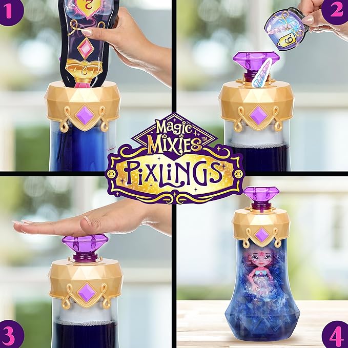 Magic Mixies Pixlings Unia Unicorn Doll - Interactive Collectible Toy