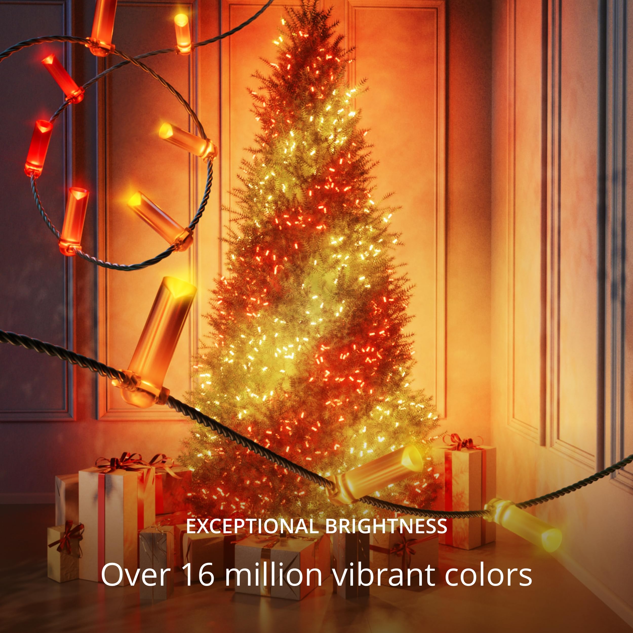 Twinkly Strings USB-C Candle 100 LED RGB Multicolor Smart Light String