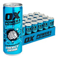 OX Tools Energy Drink with Taurine and Caffeine – 24 x 250ml Bulk