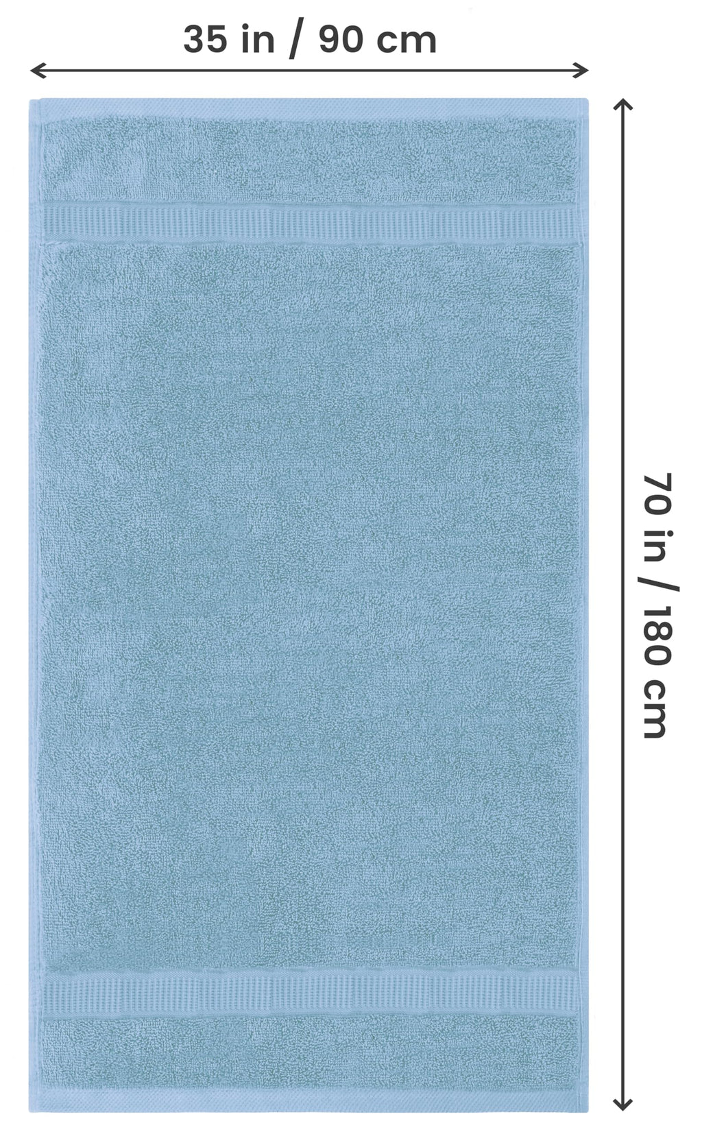 Utopia Towels - Premium Jumbo Bath Sheet 90 x 180 cm, 2 Pack - 100% Ring Spun Cotton Highly Absorbent and Quick Dry Extra Large Bath Sheet