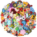 60PCS Assorted Embroidered Iron On Patches for DIY Clothing