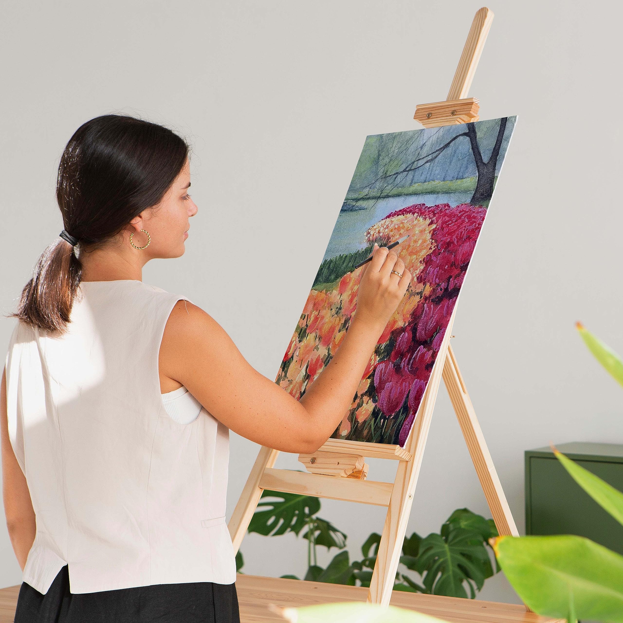 Elan 40x60cm Cotton Canvas Panels | 6-Pack Quadruple Primed Art Boards