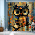 JINGYOU Waterproof Fabric Shower Curtain | 3D Mould Resistant Bath Curtain