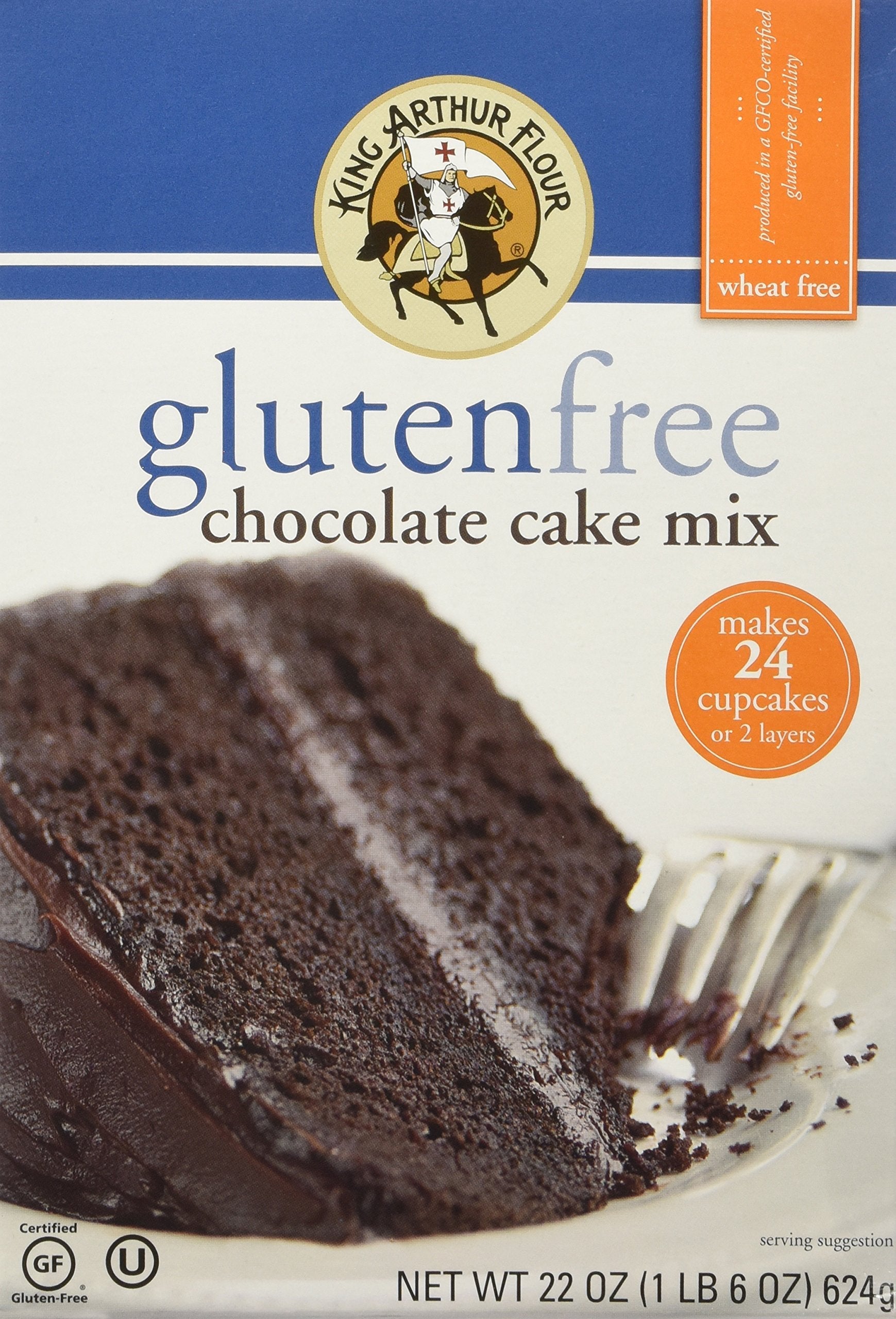 King Arthur Gluten Free Chocolate Cake Mix – 22 oz Baking Mix