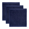 Möve Superwuschel Seiftuch 3er-Set – 100% Baumwolle, Deep Sea, 30x30 cm
