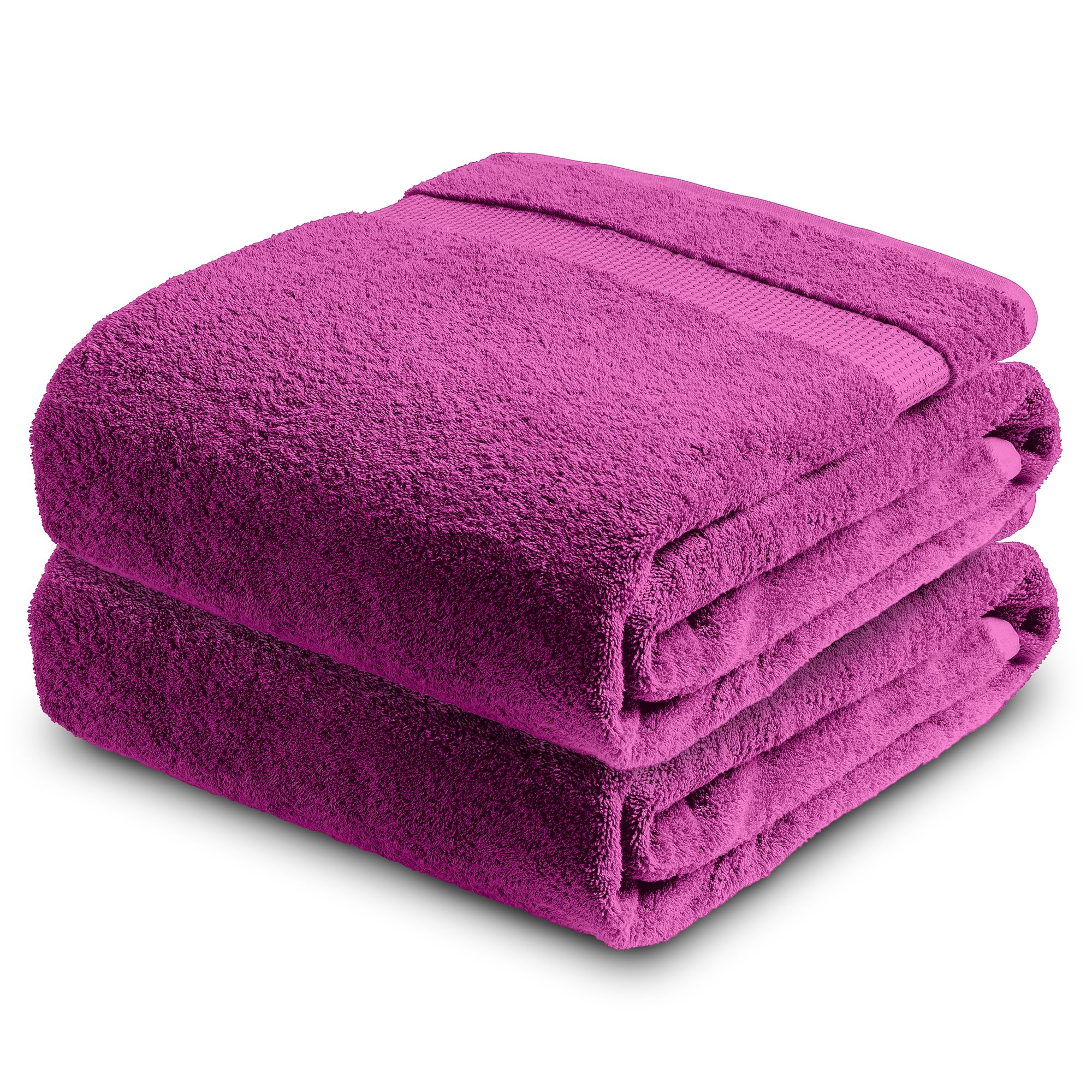 Towelogy Egyptian Cotton Jumbo Bath Sheet | 100x180cm Plum Purple