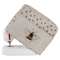 Hobby Gift Bee Embroidered Sewing Machine Dust Cover with Pockets