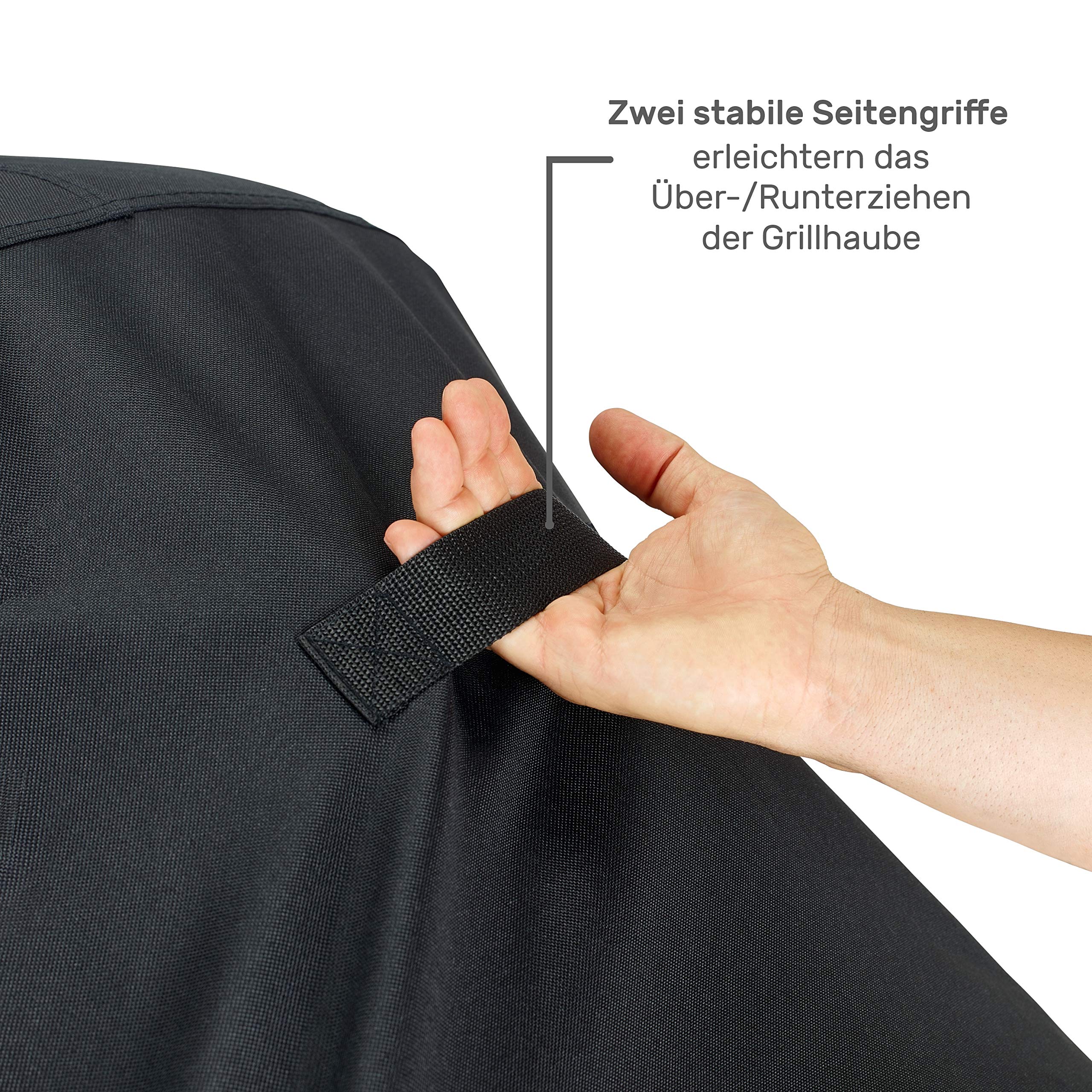 BARTSTR Premium Grill Cover - Waterproof Oxford Gas BBQ Cover (140x65x115)
