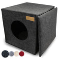 KaraLuna Felt Cat Cave for IKEA Kallax Shelf – Large Cuddly Pet Bed