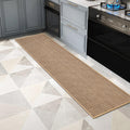 Artnice Non-Slip Kitchen Mat | Washable Absorbent Runner Rug, Beige, 44x180cm