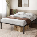 Zinus Van Double Metal Platform Bed Frame | 41cm Height | Black