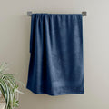 Catherine Lansfield Anti-Bacterial Cotton Bath Sheet - Navy Blue