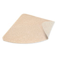 Dikots Corner Shower Mat – 60x60cm Non-Slip Beige Loofah PVC Mat