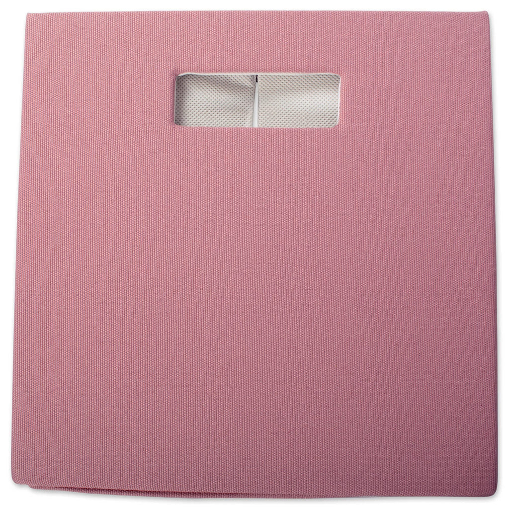 DII Hard Sided Collapsible Fabric Storage Container for Nursery, Offices, & Home Organization, 13x13x13" - Solid Rose
